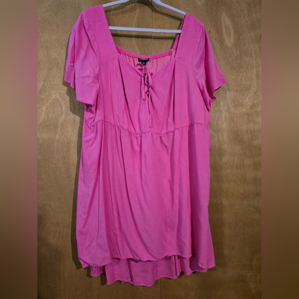 Pink tunic top